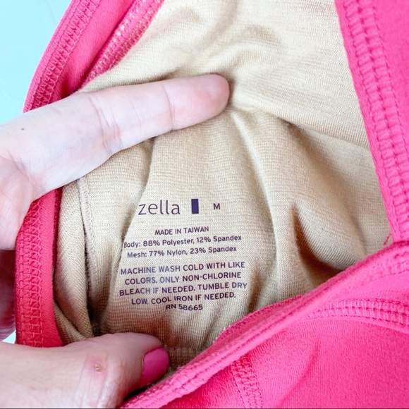 ZELLA Athletic Tank Yoga Bra Top Medium - Picture 5 of 5